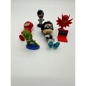 PJ Masks Action Figures Kids‎ Toy Lot Gekko Owlette Romeo Night Ninja Multicolor